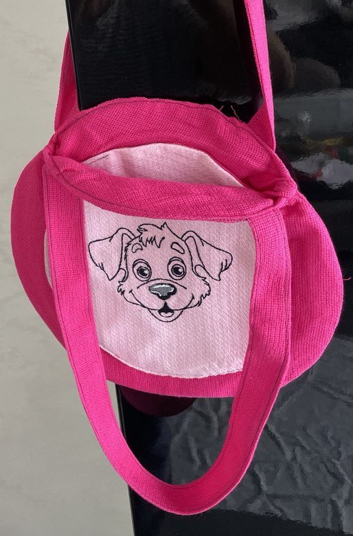 Chien rond rose 2 copie